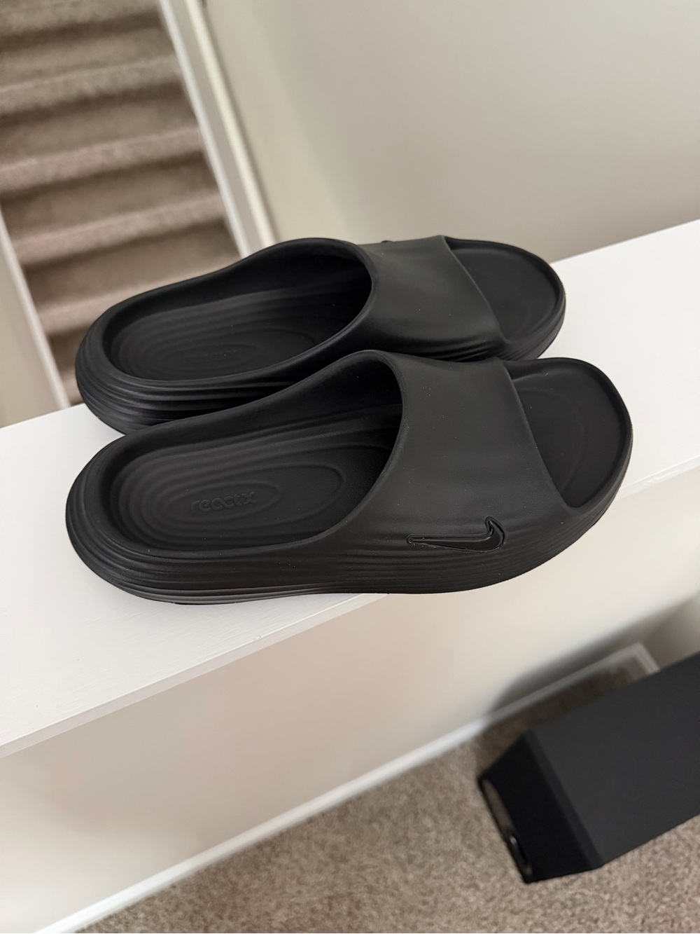 Nike ReactX Slide Sandal - Black